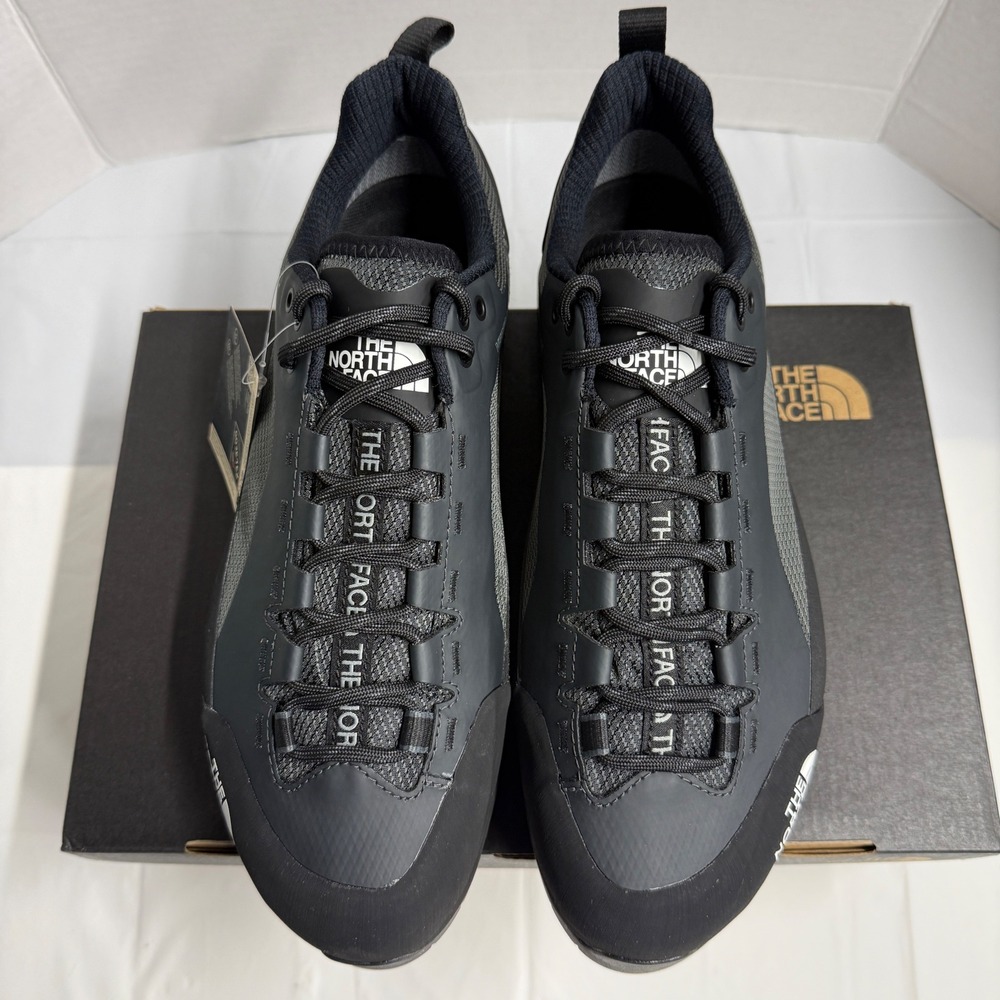 The North Face men Verto Alpine GORE-TEX Hiking Shoes Grey Black vibram 10.5 NOB - Picture 4 of 10